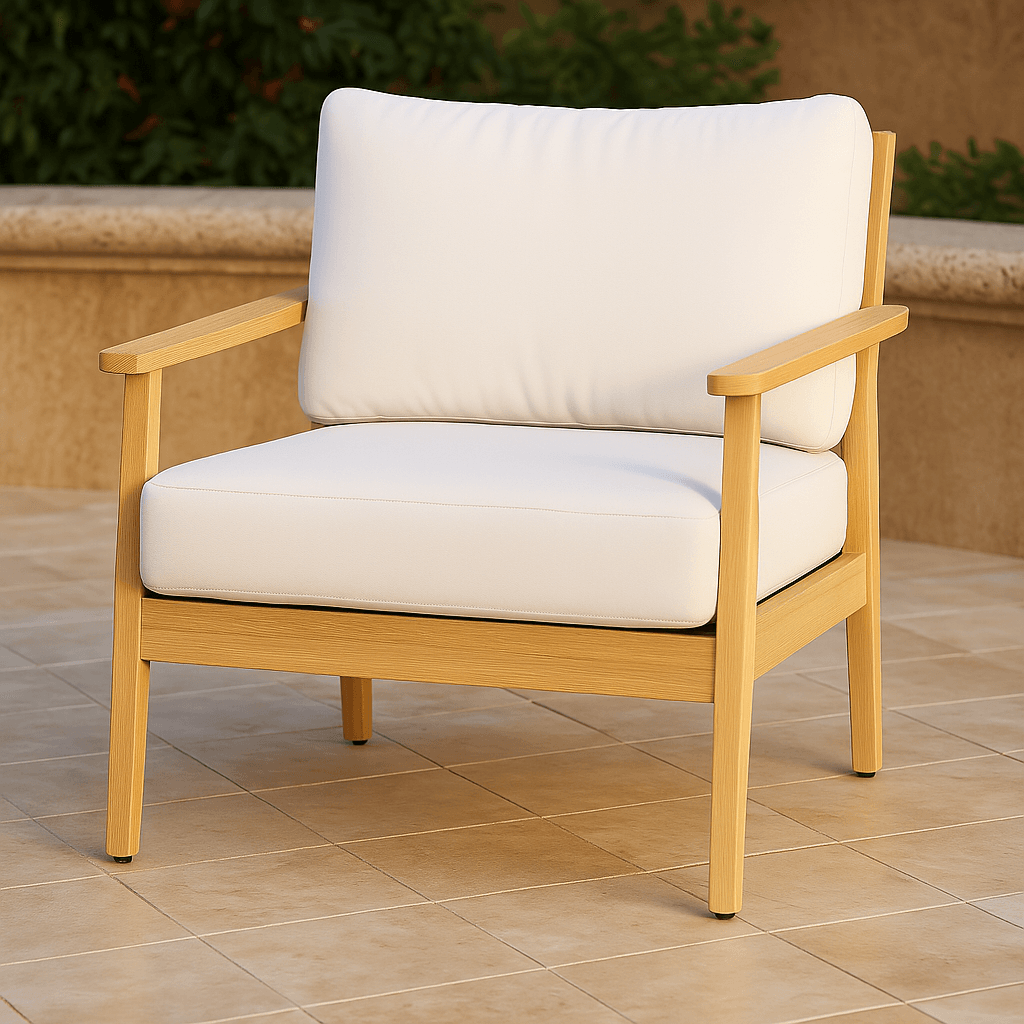 Outdoor Seat and Back Cushion Set – Weather-Resistant Foam Pads for Lounge Seating - Comfy Sofa Cover