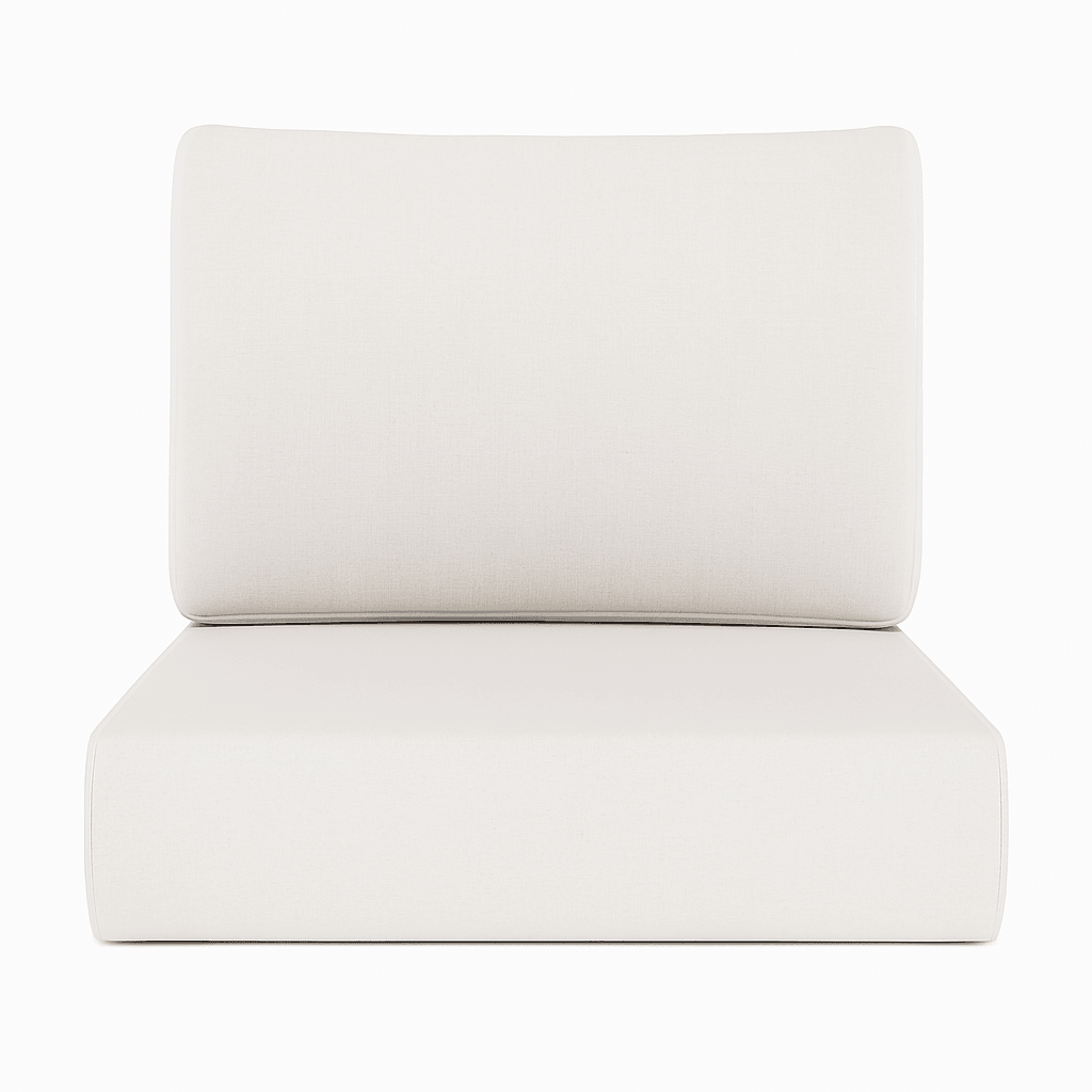 Outdoor Seat and Back Cushion Set – Weather-Resistant Foam Pads for Lounge Seating - Comfy Sofa Cover