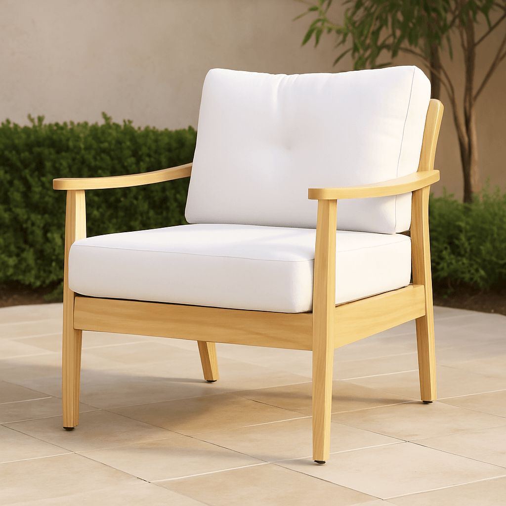 Outdoor Seat and Back Cushion Set – Weather-Resistant Foam Pads for Lounge Seating - Comfy Sofa Cover