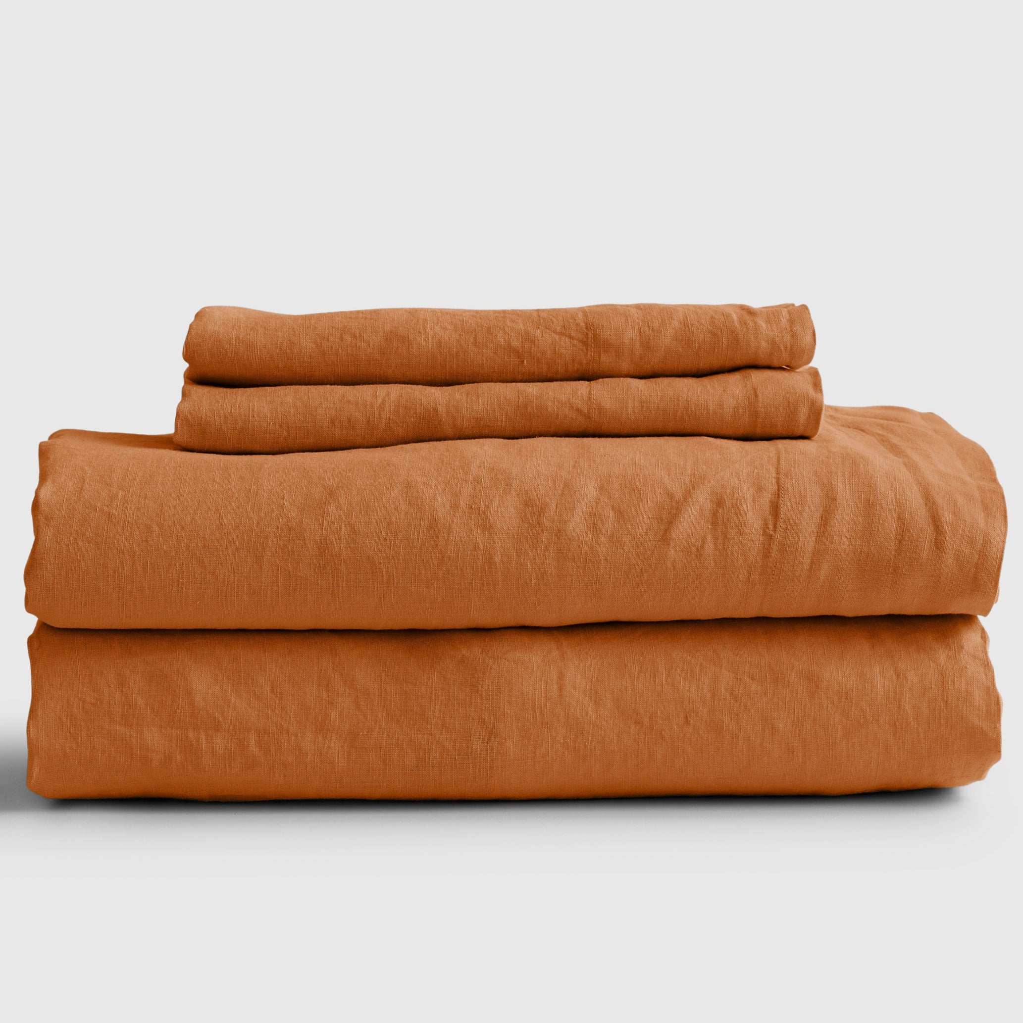 European Flax Linen Fitted Sheet Set