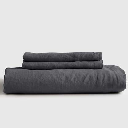 European Flax Linen Fitted Sheet Set