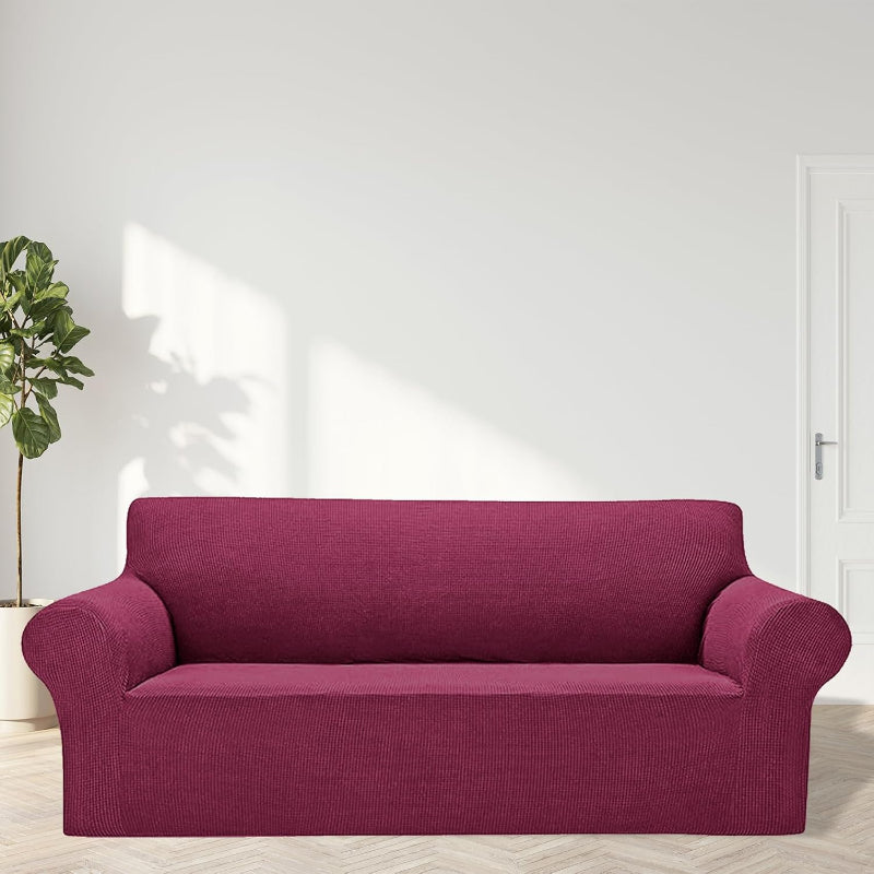 Soft Stretch Sofa Cover For 3 Cushion Couch
