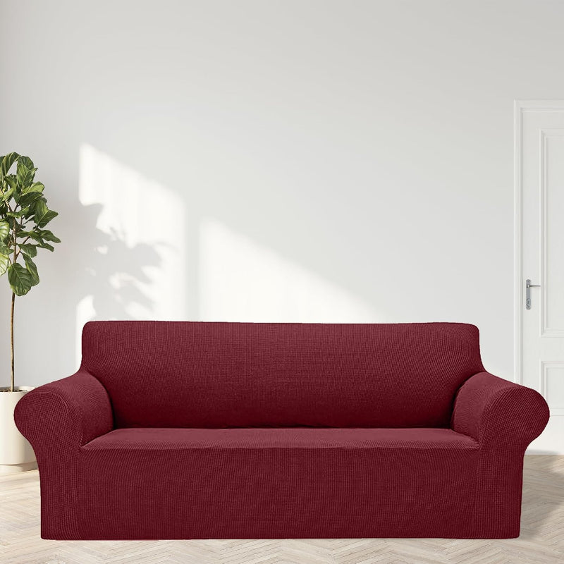 Soft Stretch Sofa Cover For 3 Cushion Couch