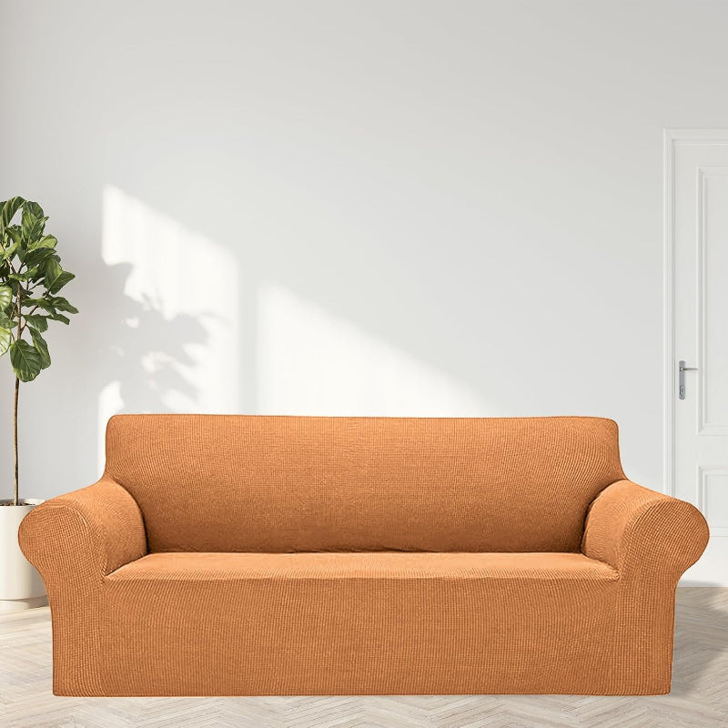Soft Stretch Sofa Cover For 3 Cushion Couch