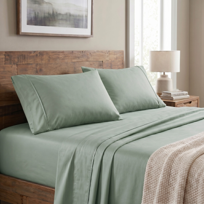 4 Piece Cooling Bed Sheet Set With Deep Pockets