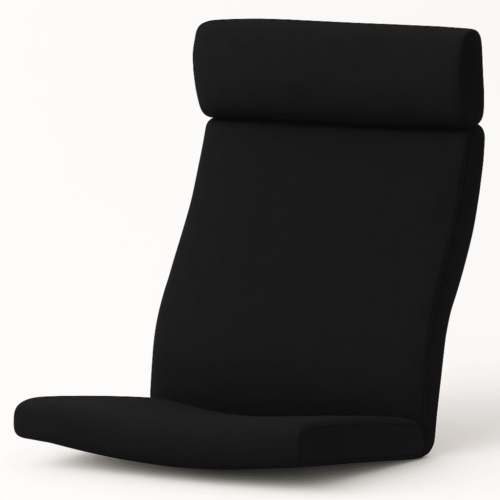 High-Back Armchair Cushion With Stitch Detailing – Soft and Slim Design - Comfy Sofa Cover