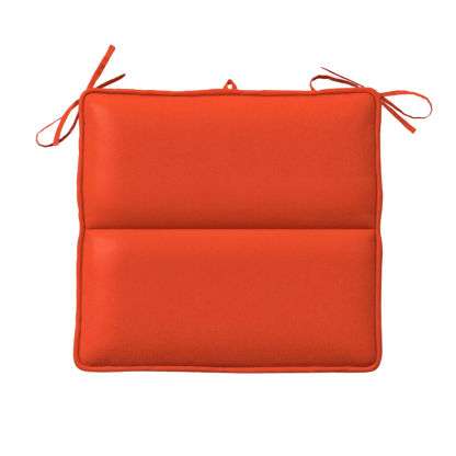 Tufted Outdoor Chair Pad With Ties – 16 x 16 Inch - Comfy Sofa Cover