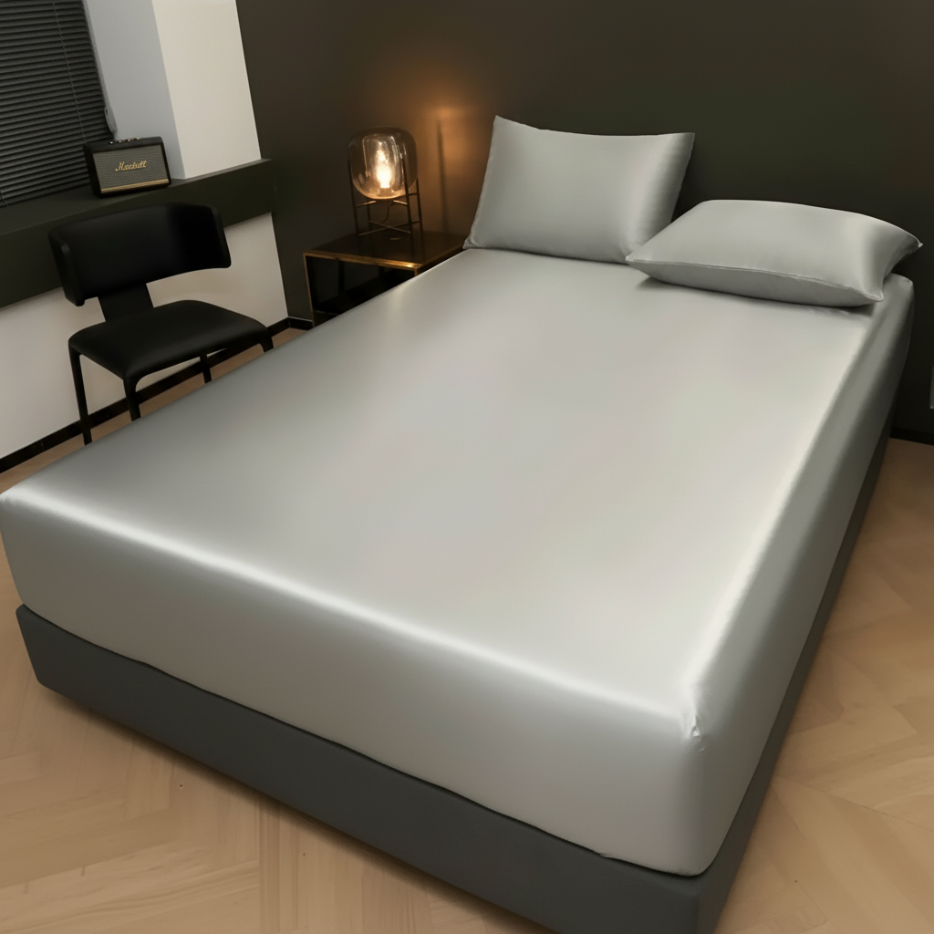 Silky Finish Cooling Bed Sheet Set