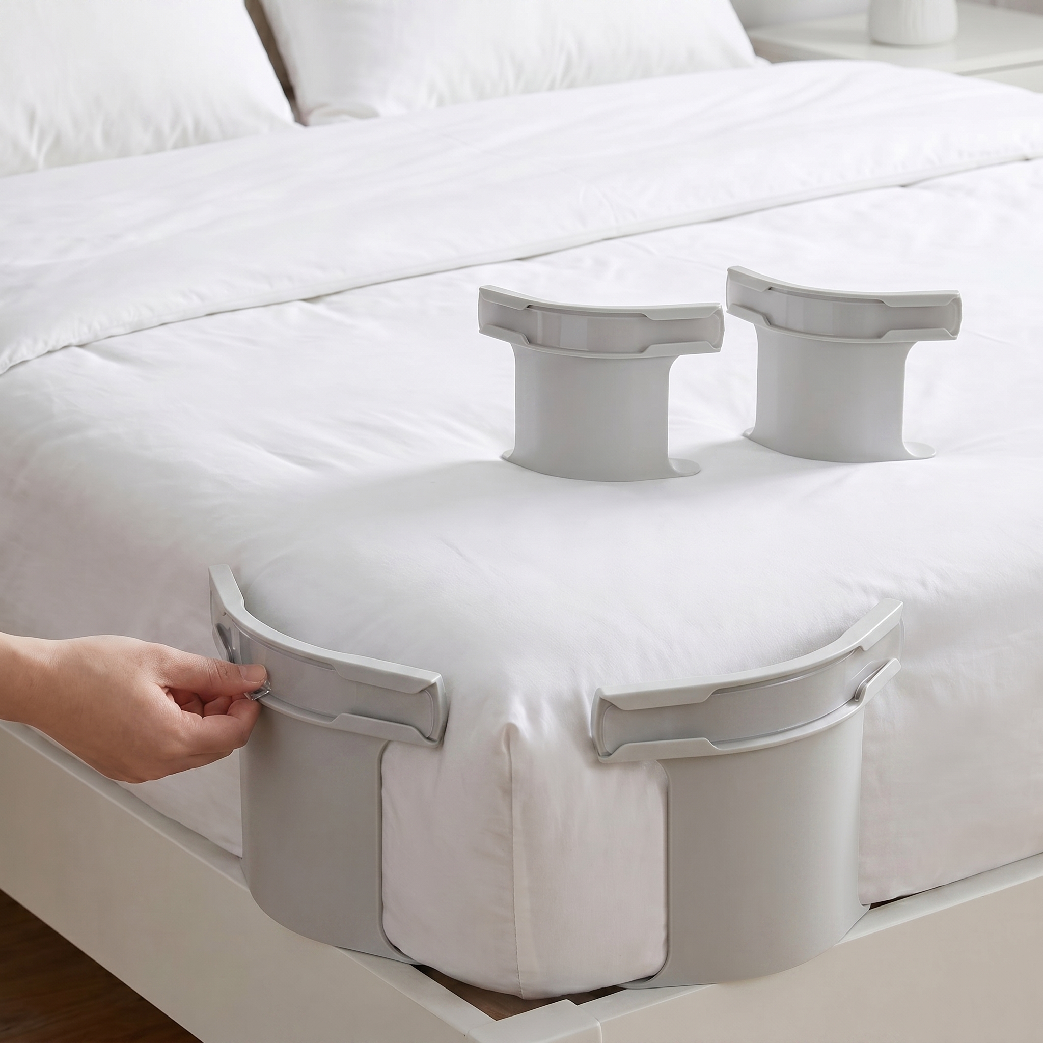 Heavy Duty Lock Bed Sheet Holders Set of 4