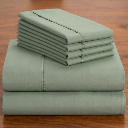 Pack Of 4 Cooling Bed Sheet Set With Deep Pockets