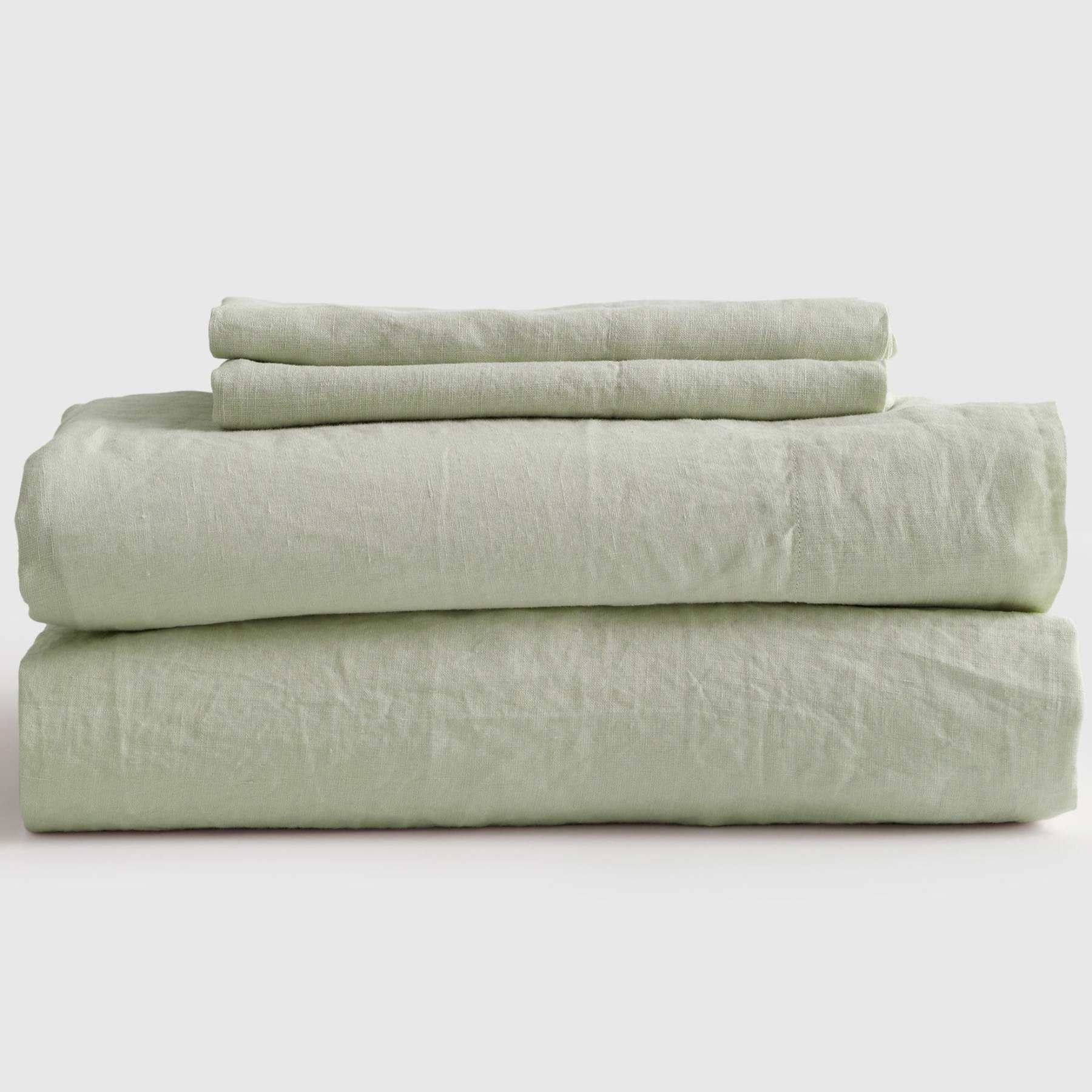 Washed Linen Fitted Sheet Set