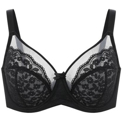 Daisy Floral Lace Minimizer Bra