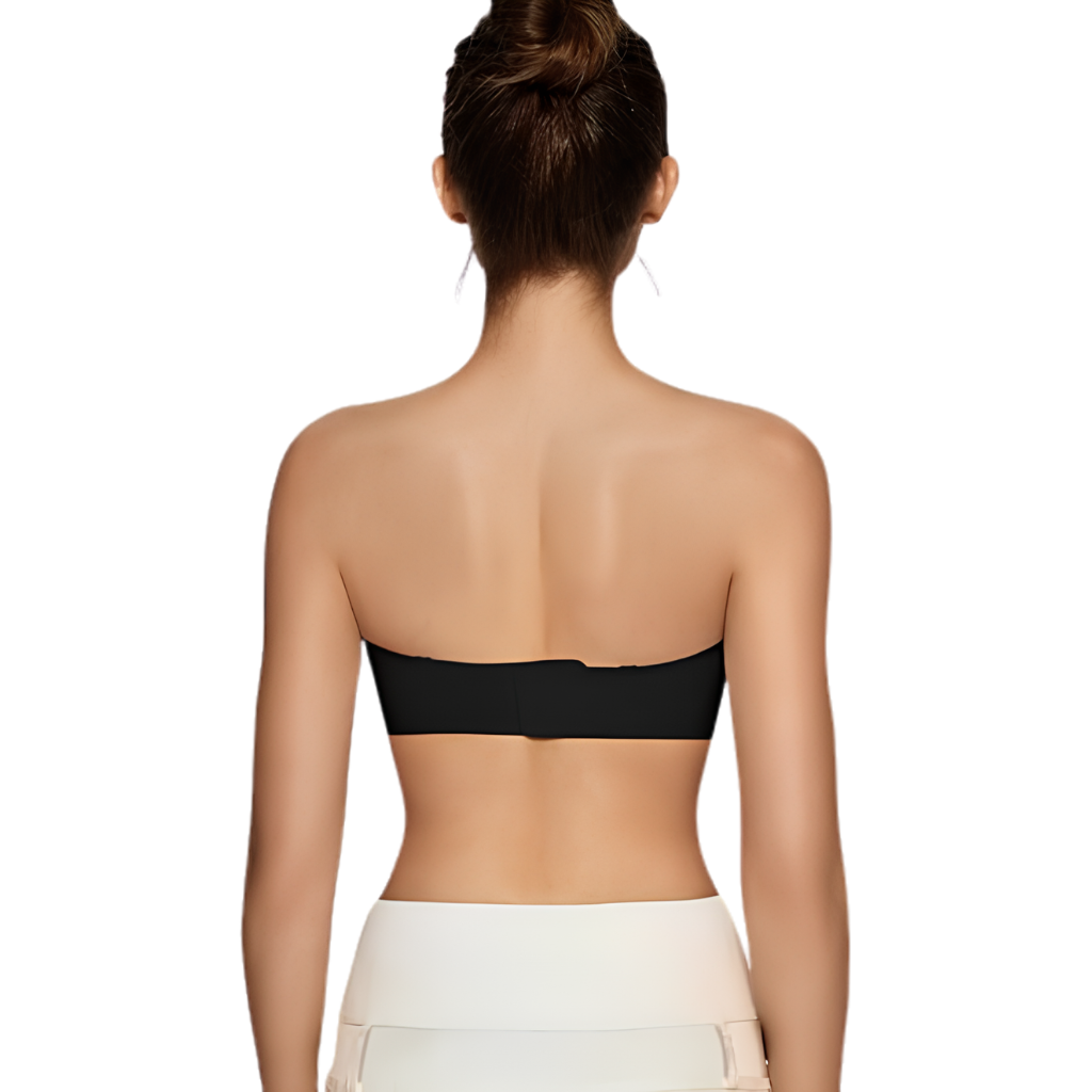 Wireless Strapless Bandeau Bra With Non Slip Design For Everyday Comfort