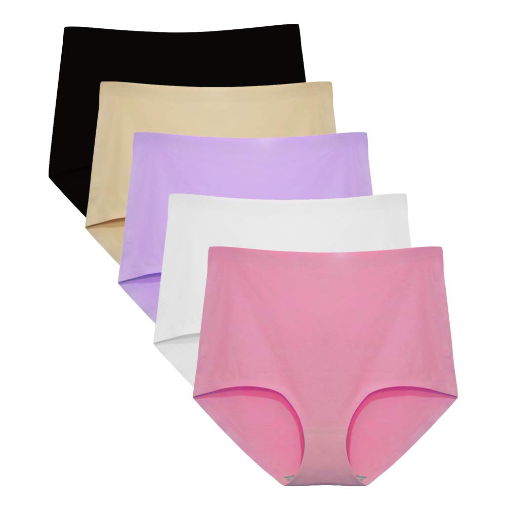 High Rise Seamless Underwear Panties For Women