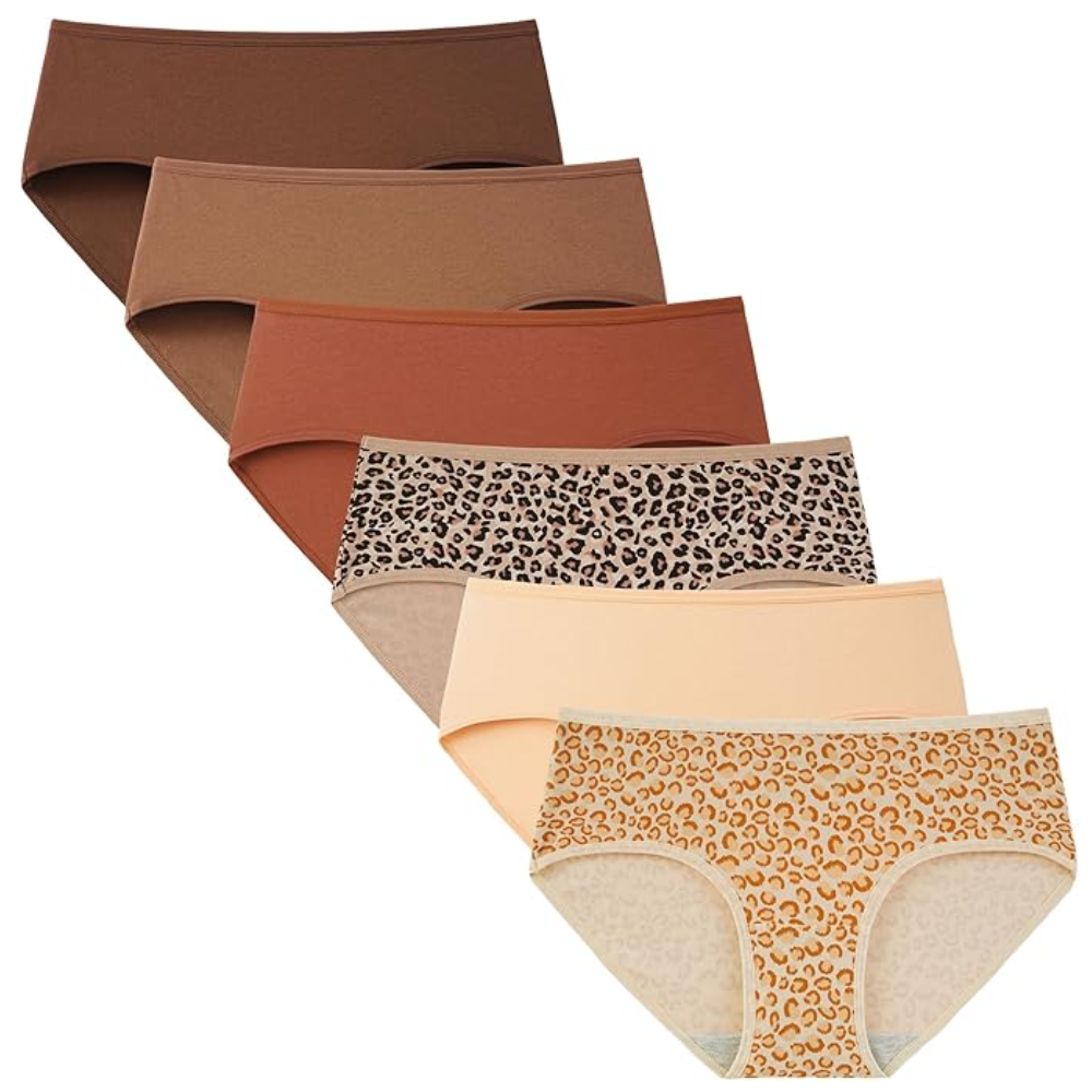 Pack Of 6 Hipster Panties Regular And Plus Size For Women