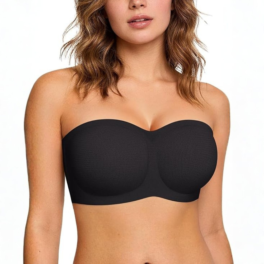 Strapless Bras Jelly Push Up Bandeau Bra For Women