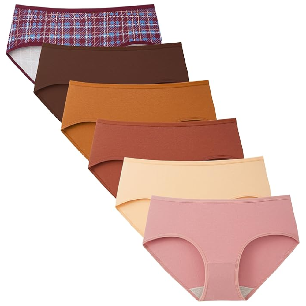 Pack Of 6 Hipster Panties Regular And Plus Size For Women