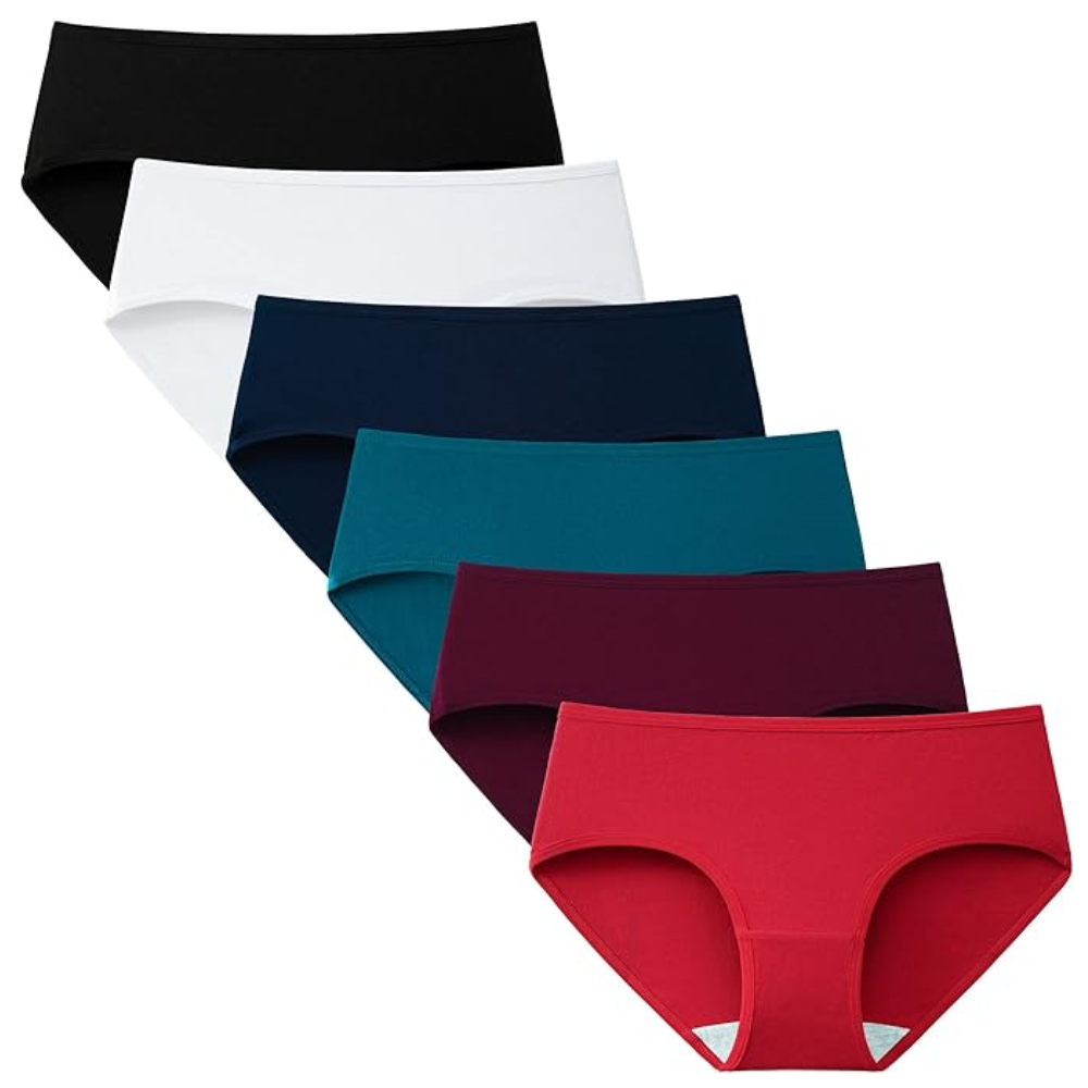 Pack Of 6 Hipster Panties Regular And Plus Size For Women