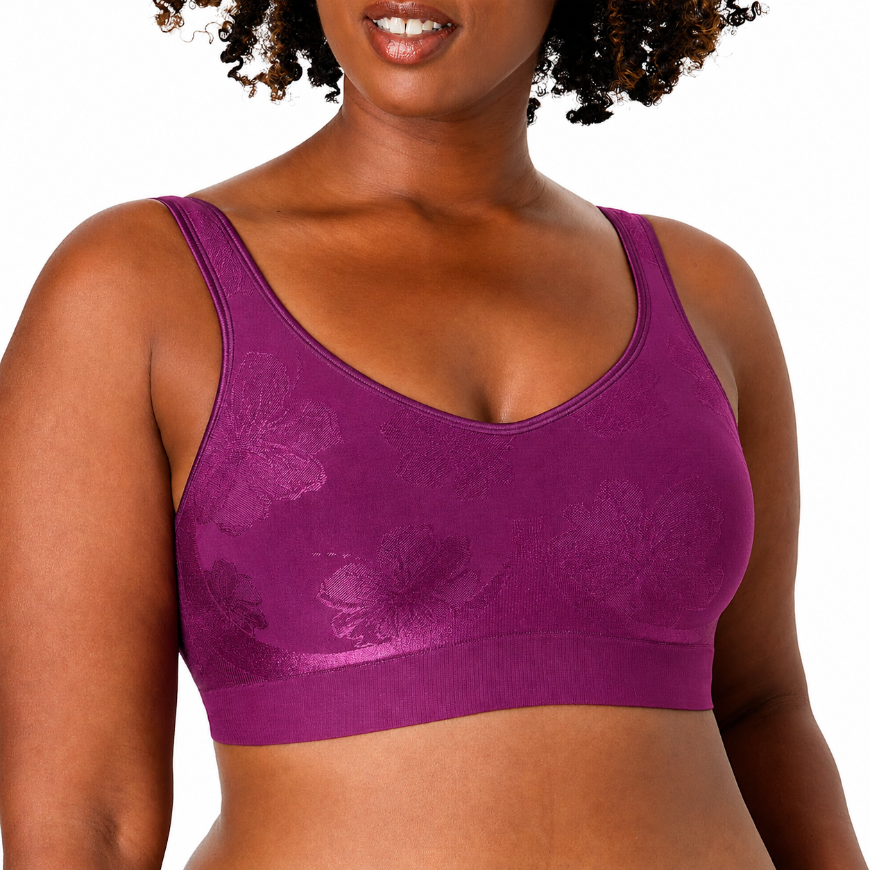 Adjustable And Supportive Wireless Bra For Women