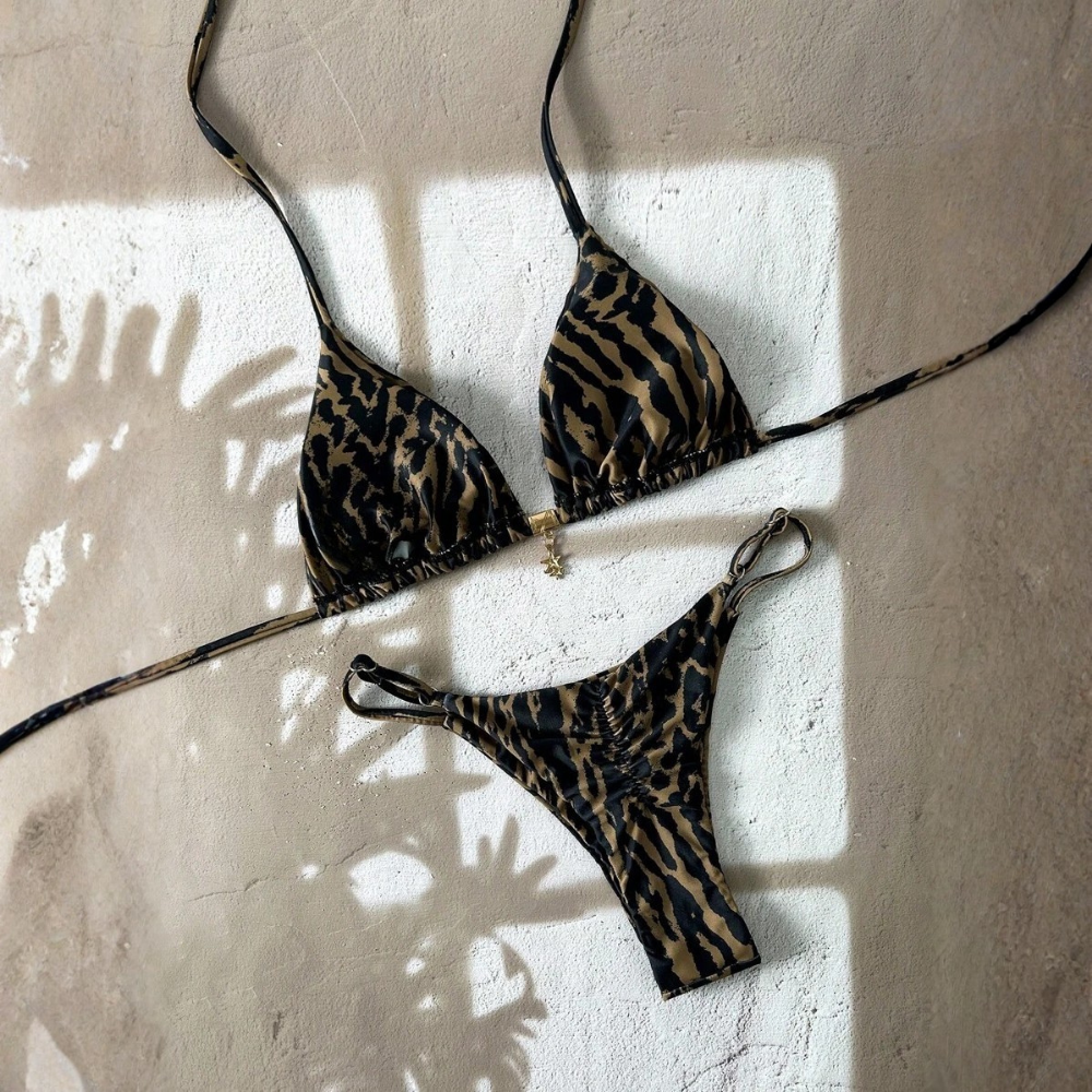 Printed Beachwear Vacation Matching Outfit Set