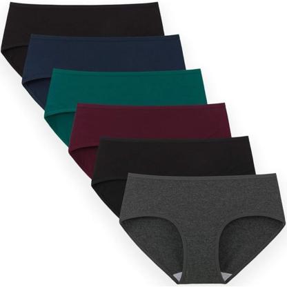 Women Style Briefs 6 Pack With Stretch band