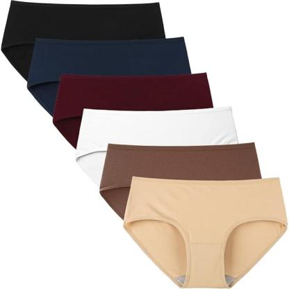 Women Style Briefs 6 Pack With Stretch band