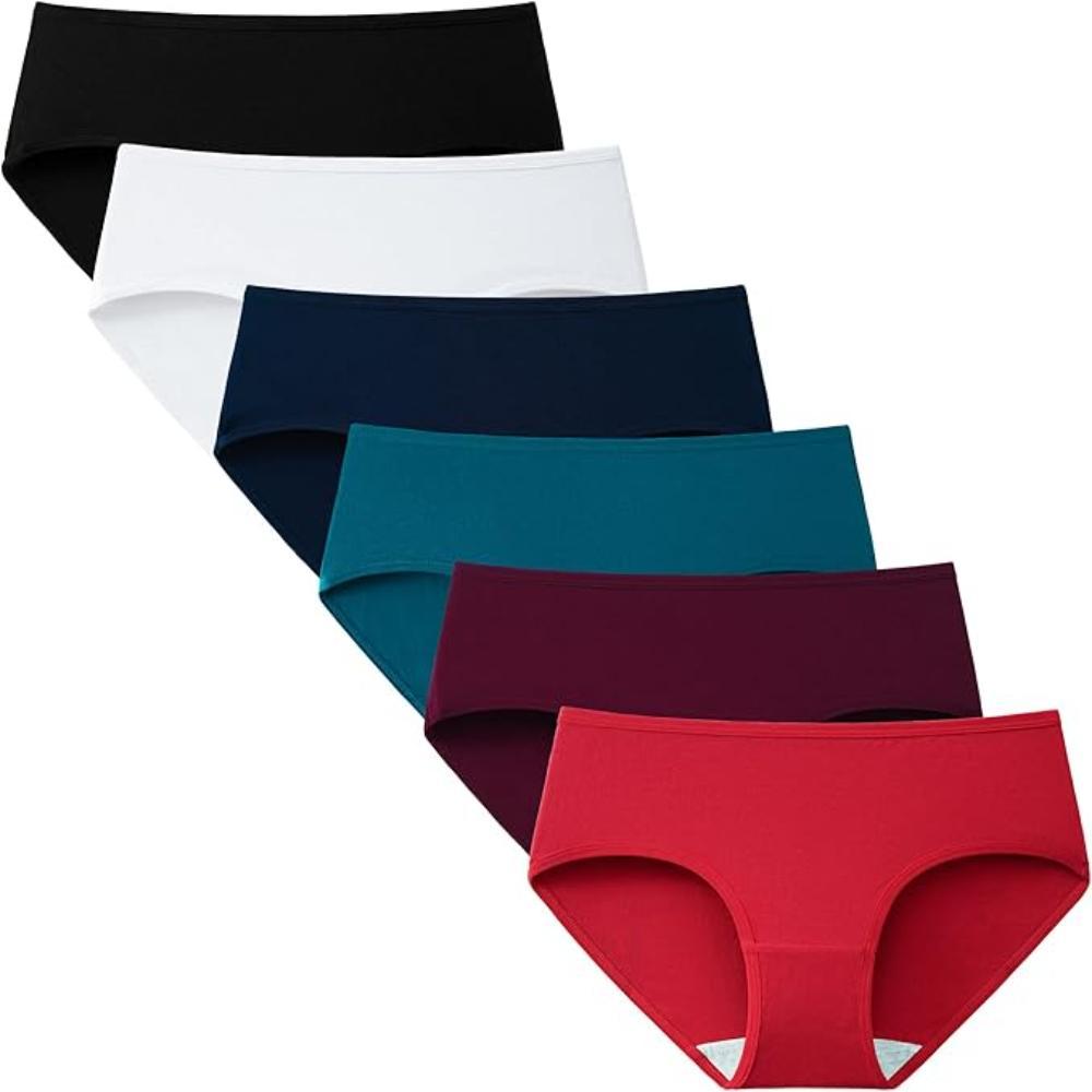 Women Style Briefs 6 Pack With Stretch band