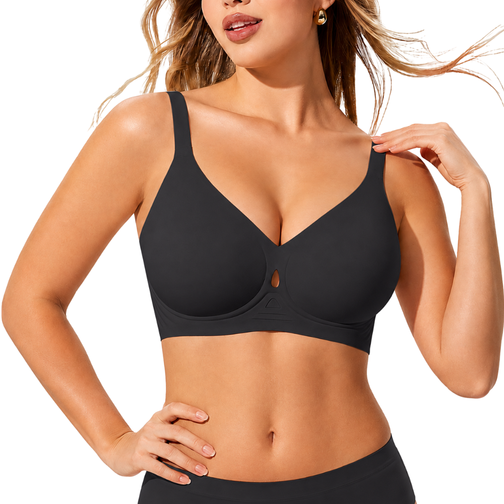Jelly Full Coverage Push Up No Underwire Bra For Women