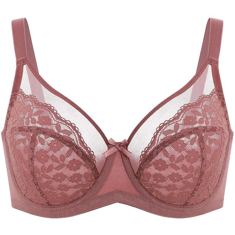 Daisy Floral Lace Minimizer Bra