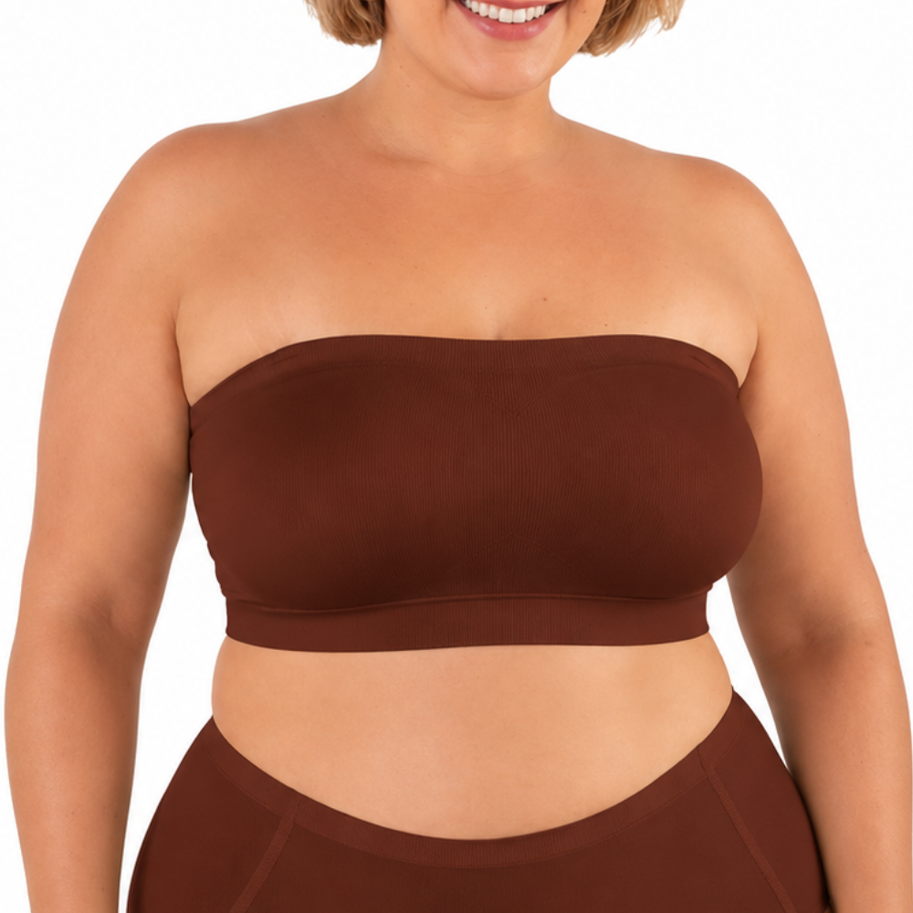 Strapless Non Slip Wireless Bandeau Bra For Women