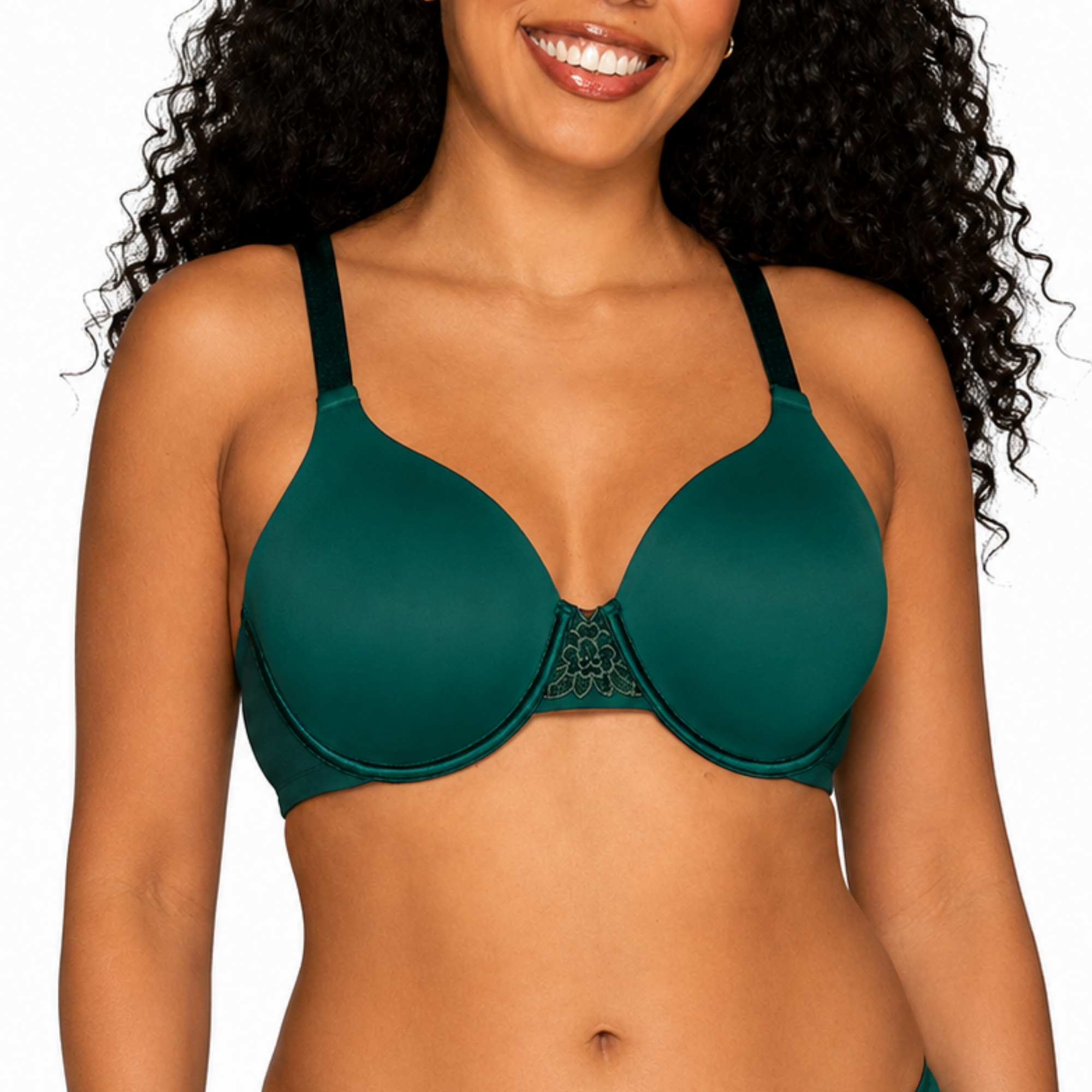Full Figure Smoothing Bra With 4 Way Stretch And Lined Cups