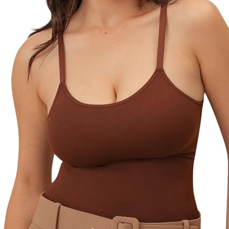 Scoop Cami Tank With Adjustable Compression Top