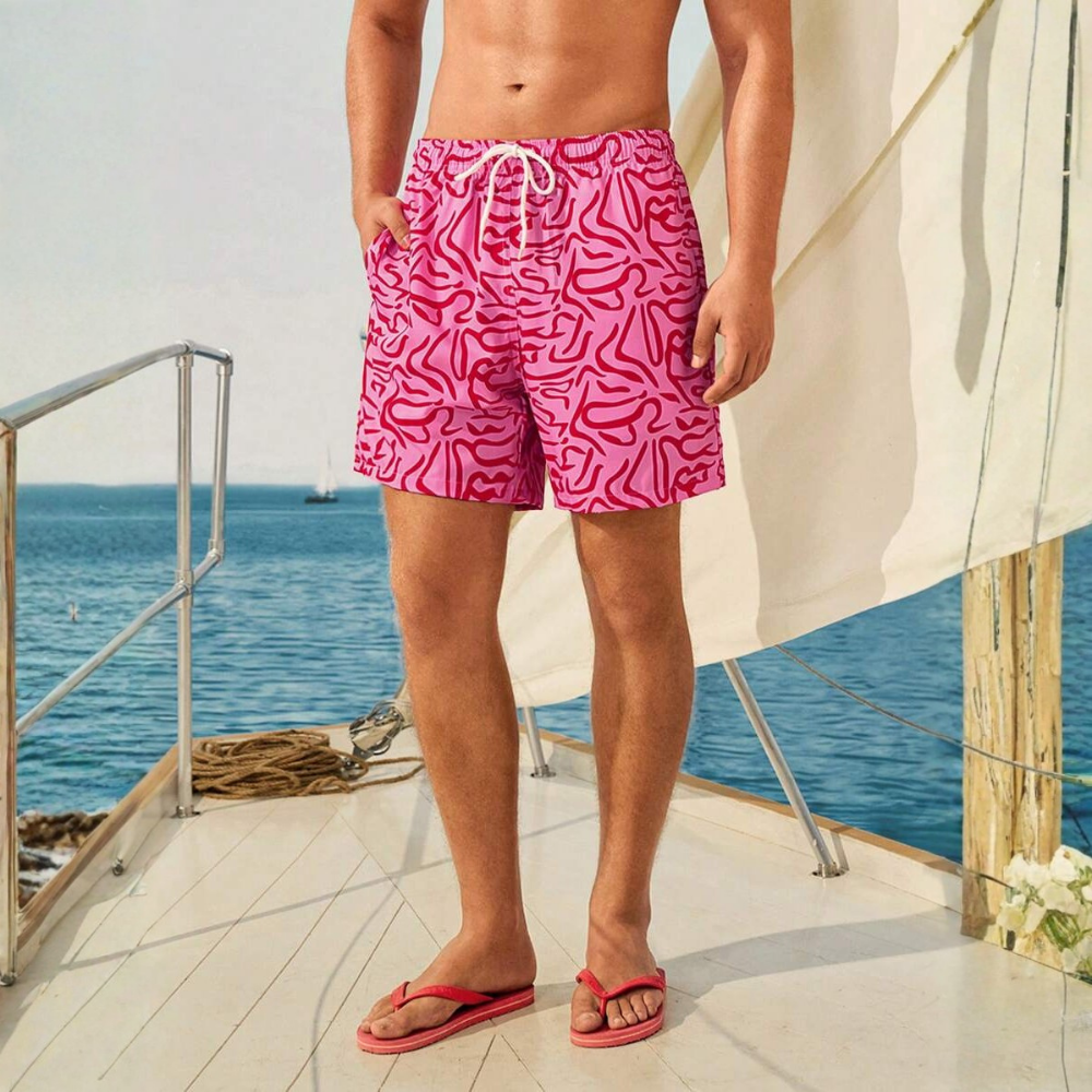 Printed Beachwear Vacation Matching Outfit Set