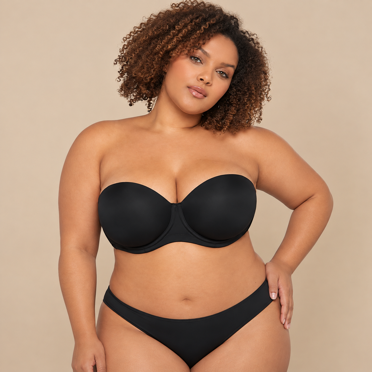 High Support Strapless Push Up Bra For Women