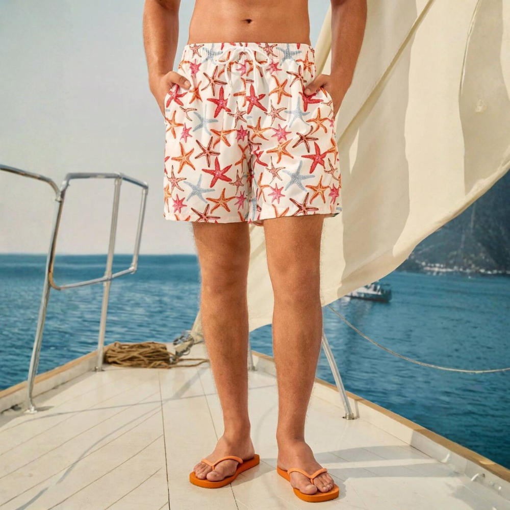 Printed Beachwear Vacation Matching Outfit Set
