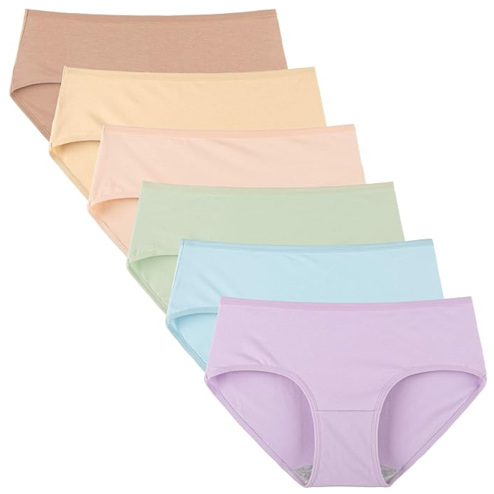 Pack Of 6 Hipster Panties Regular And Plus Size For Women