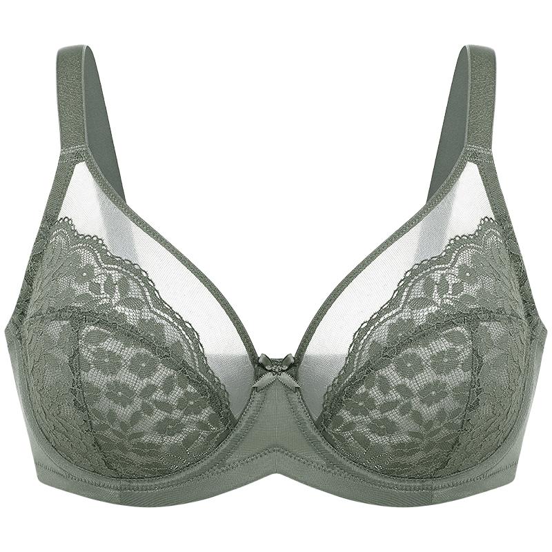 Daisy Floral Lace Minimizer Bra