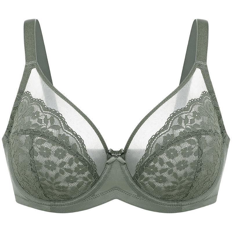 Daisy Floral Lace Minimizer Bra