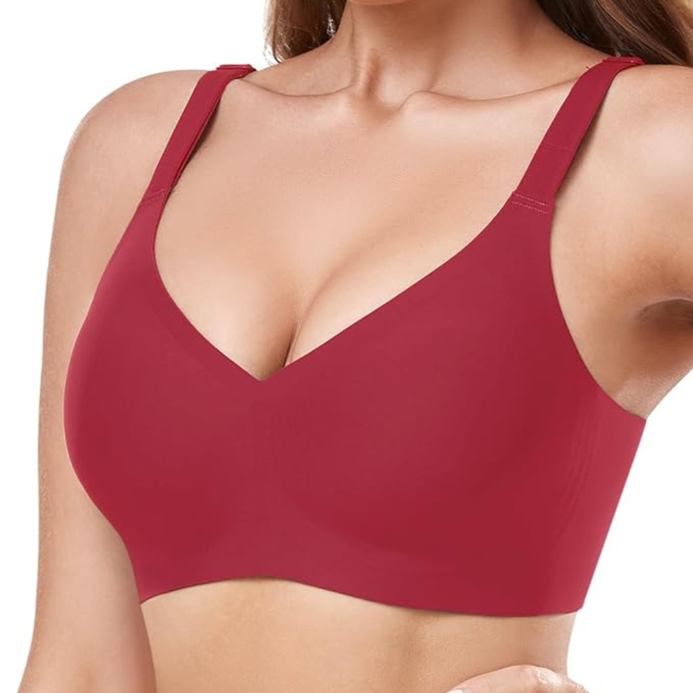 Wireless Seamless Bra With Full Coverage Adjustable Soft Support