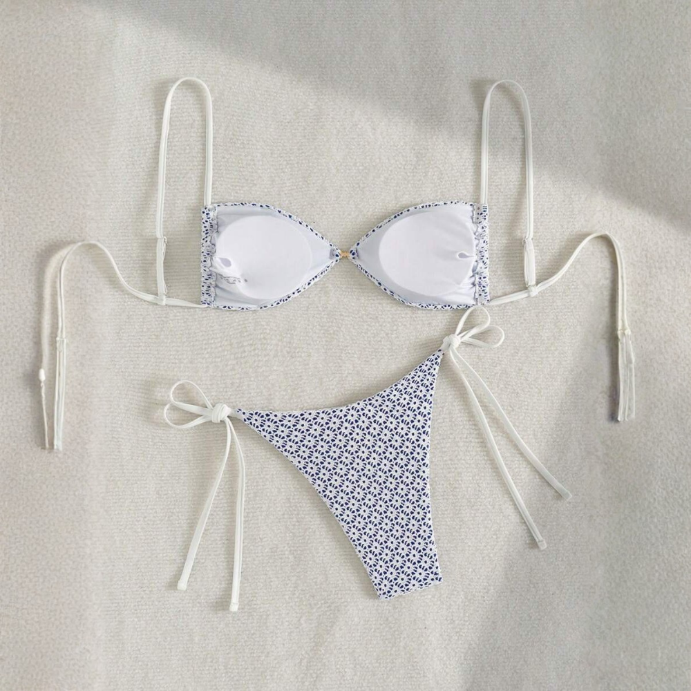 Printed Beachwear Vacation Matching Outfit Set