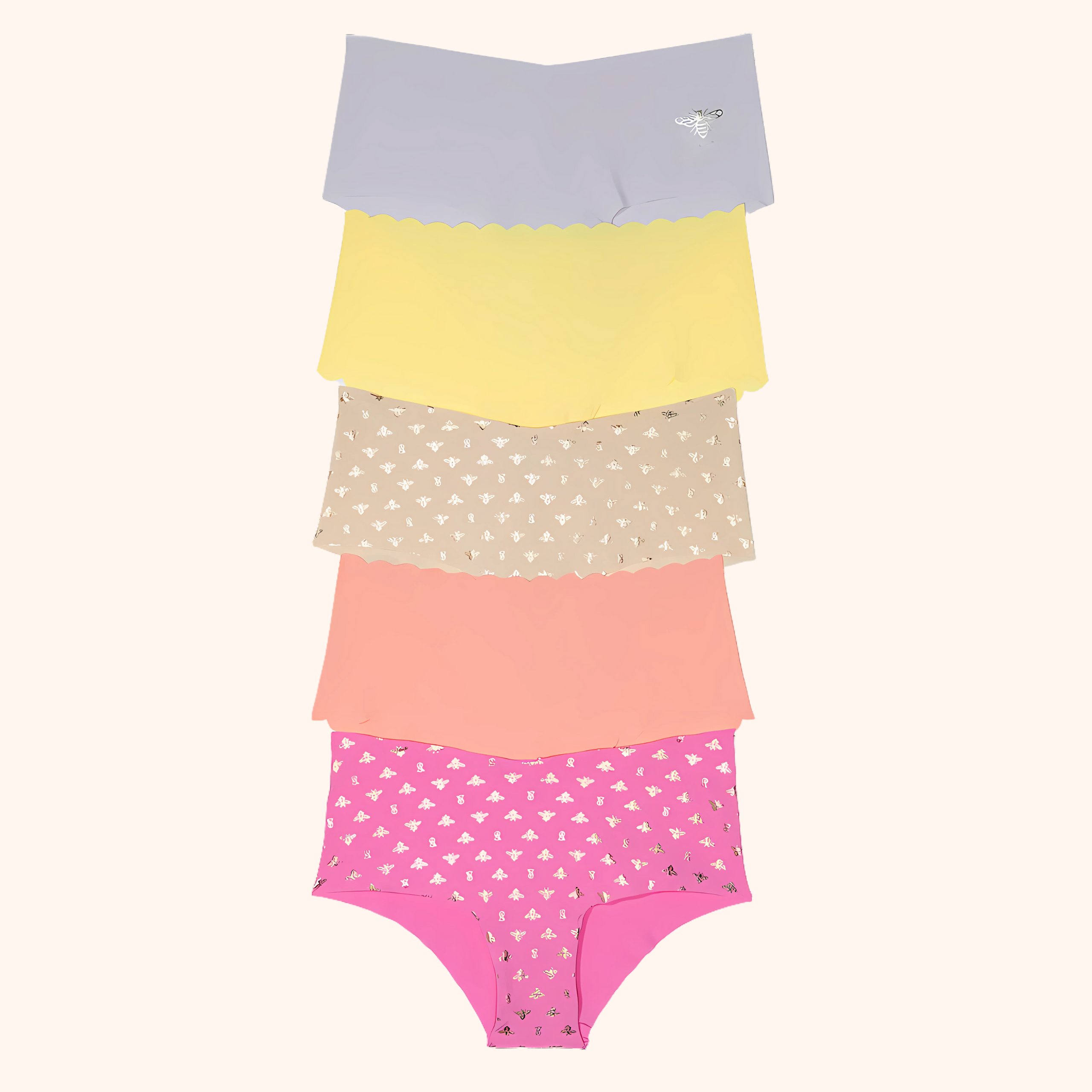 Pack Of 5 No Show Cheeky Panties