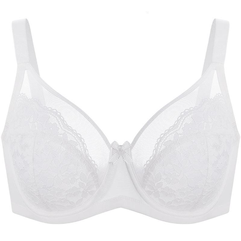 Daisy Floral Lace Minimizer Bra