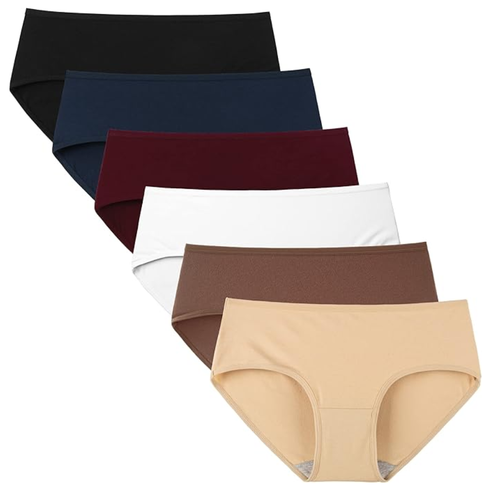 Pack Of 6 Hipster Panties Regular And Plus Size For Women