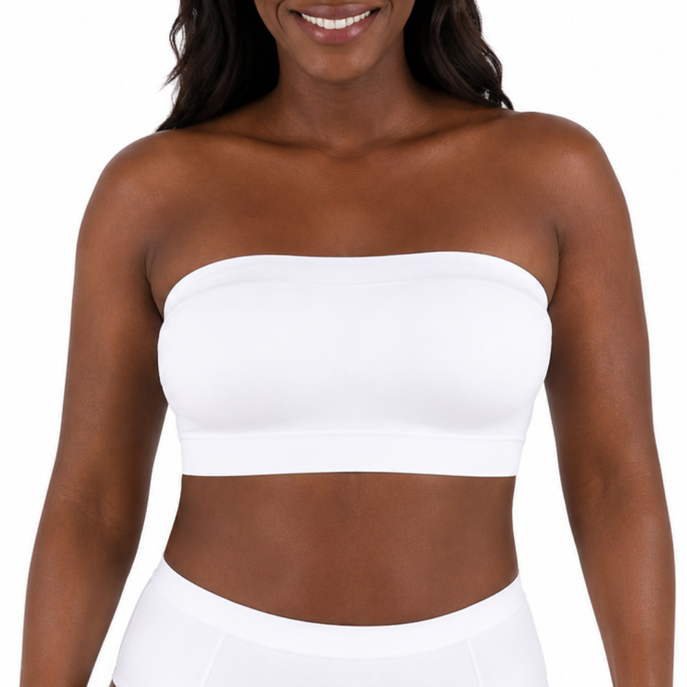 Strapless Non Slip Wireless Bandeau Bra For Women
