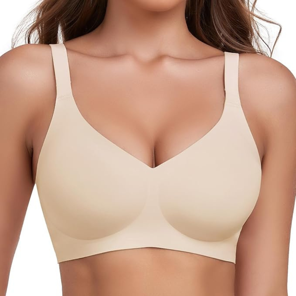 Wireless Seamless Bra With Full Coverage Adjustable Soft Support