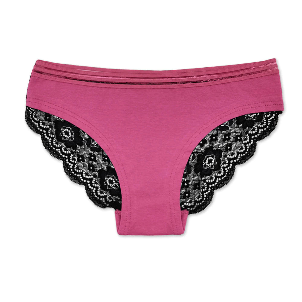 5 Pieces Women Low Rise Cotton Panties-Comfy Women Underwear