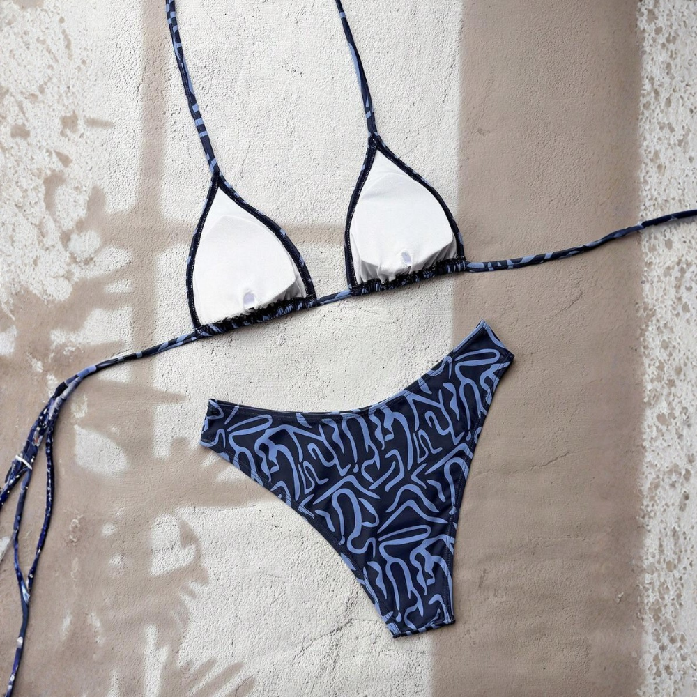 Printed Beachwear Vacation Matching Outfit Set