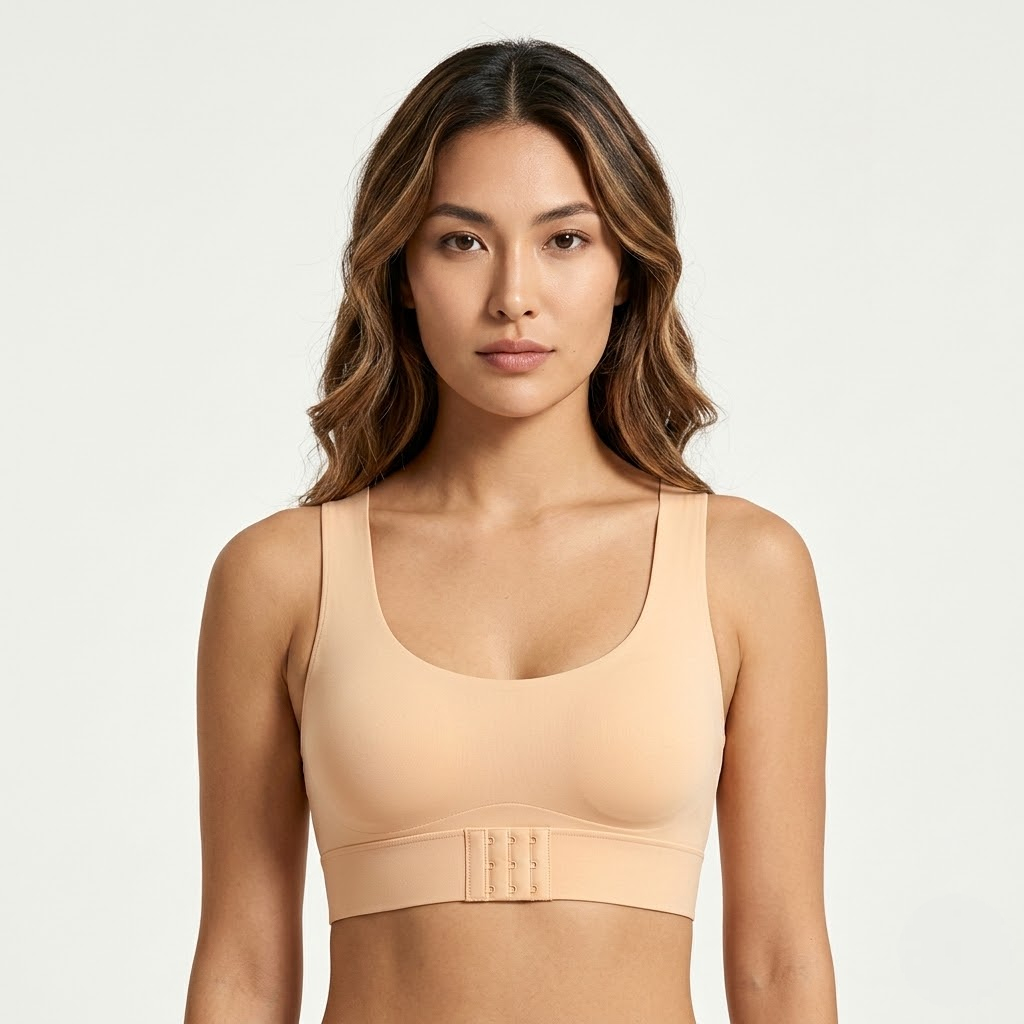 Comfortable Front Closure Wireless Bra For Women