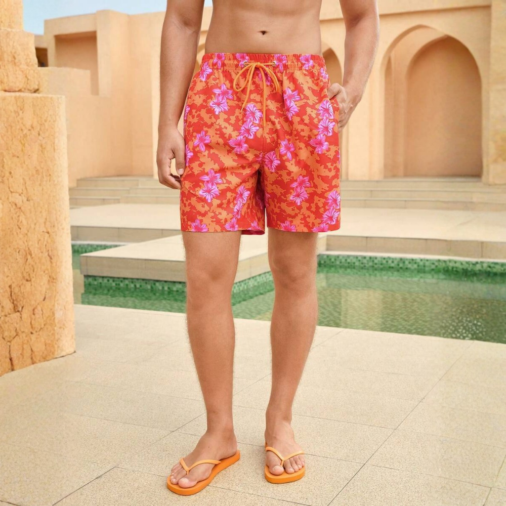 Printed Beachwear Vacation Matching Outfit Set