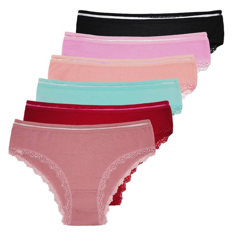 6 Pieces G String Underpants Set-Comfy Women Underwear